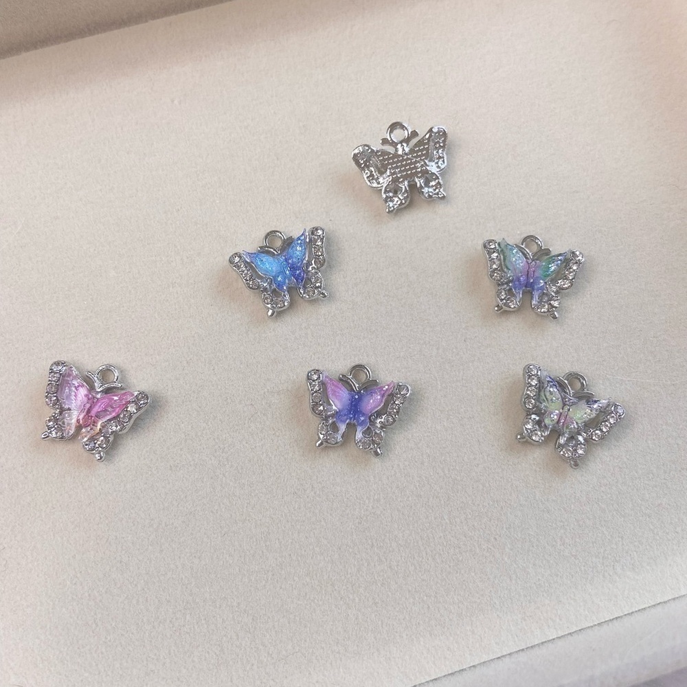 Shimmering Butterfly Charm - Picture 2 of 4